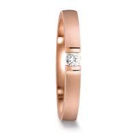 Partnerring 585/14 K Rosegold Diamant weiss, 0.10 ct, w-si-563616