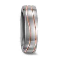 Partnerring 585/14 K Weissgold, 585/14 K Rotgold-563621