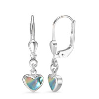 Ohrhänger Silber Abalone Herz-564111