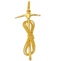 Anhänger 750/18 K Gelbgold Eispickel-565031