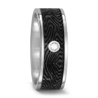 Partnerring Titan, Carbon Diamant 0.03 ct, w-si-567655