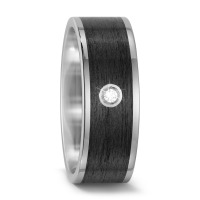 Partnerring Titan, Carbon Diamant 0.03 ct, w-si-567657
