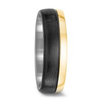 Partnerring Titan, Carbon, 750/18 K Gelbgold-567679