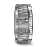 Partnerring Titan Diamant 0.11 ct, 11 Steine, w-si-567688