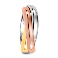 Partnerring 750/18 K Gelbgold, 750/18 K Rotgold, 750/18 K Weissgold-567835