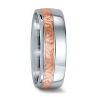 Partnerring Edelstahl, 585/14 K Rotgold-567843