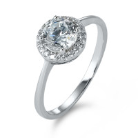 Fingerring Silber Zirkonia rhodiniert-567961