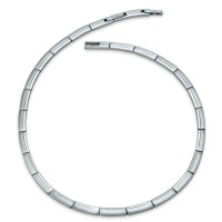 Collier Edelstahl Zirkonia 42-45 cm verstellbar-568804