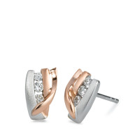 Ohrstecker Silber Zirkonia 6 Steine rosé vergoldet-569372
