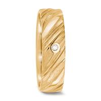 Partnerring 750/18 K Gelbgold Diamant 0.04 ct, w-si-569438