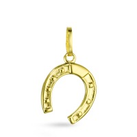 Anhänger 375/9 K Gelbgold Hufeisen-569602
