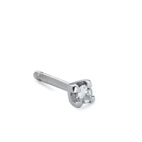 Ohrstecker 1 Stk 750/18 K Weissgold Diamant 0.03 ct, vsi-570162