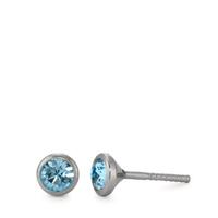 Ohrstecker Titan Zirkonia 2 Steine Ø5 mm-570547
