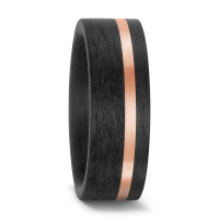 Partnerring 585/14 K Rosegold, Carbon-571406
