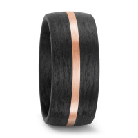 Partnerring 585/14 K Rosegold, Carbon-571408