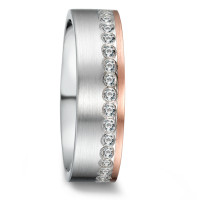 Partnerring Silber Zirkonia rosé vergoldet-576224