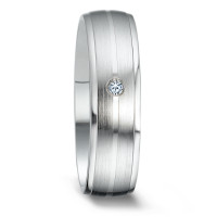 Partnerring Silber Zirkonia rhodiniert-576226