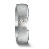 Partnerring Silber Zirkonia 3 Steine rhodiniert-576240