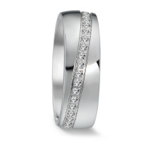 Partnerring Silber Zirkonia rhodiniert-576244