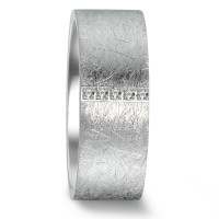 Partnerring Silber Zirkonia 5 Steine rhodiniert-576256