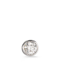 Anhänger 750/18 K Weissgold Diamant 0.50 ct, tw-si, GIA Ø6 mm-576704