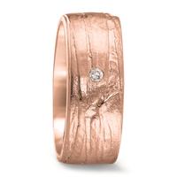 Partnerring 750/18 K Rotgold Diamant 0.02 ct, w-si-580170