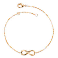 Armband Bronze vergoldet Infinity 16-18 cm verstellbar-580268