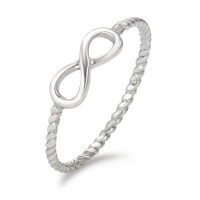 Fingerring Silber rhodiniert Infinity-581174