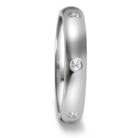 Partnerring Edelstahl Zirkonia 6 Steine-581314