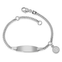 Gravurarmband Silber rhodiniert Lebensbaum 12-14 cm verstellbar-582252