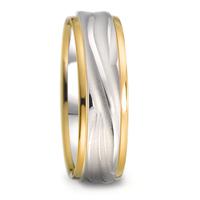Partnerring 750/18 K Weissgold, 750/18 K Gelbgold-582310