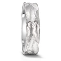Partnerring 750/18 K Weissgold Diamant 0.02 ct, tw-si-582793