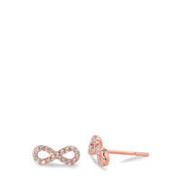 Ohrstecker Silber Zirkonia 36 Steine rosé vergoldet Infinity-584695