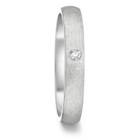 Partnerring Edelstahl Diamant 0.04 ct, tw-si-585304