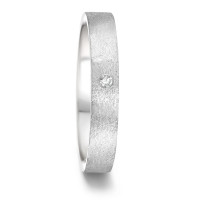 Partnerring Edelstahl Diamant 0.02 ct, tw-si-585308