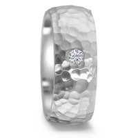 Partnerring Edelstahl Zirkonia-585543