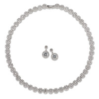 Brautaccessoires Metall Kristall 42 cm-585841