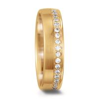 Partnerring 750/18 K Gelbgold Diamant 0.23 ct, 23 Steine, tw-si-588041