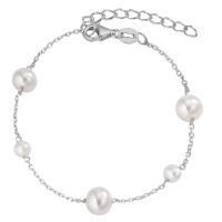 Armband Silber rhodiniert Süsswasserzuchtperle 16-18 cm verstellbar-589396