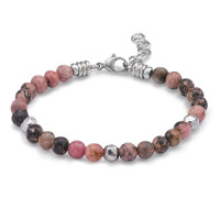 Armband Edelstahl Achat 19-22 cm verstellbar Ø6 mm