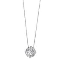 Collier 750/18 K Weissgold Zirkonia 42 cm-590599