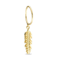 Creole mit Einhänger 750/18 K Gelbgold Feder-590971