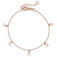 Armband Silber vergoldet Süsswasserzuchtperle 15.5-18.5 cm verstellbar-592226
