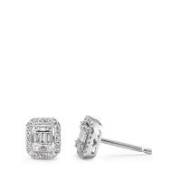 Ohrstecker 750/18 K Weissgold Diamant weiss, 0.23 ct, w-si-592326