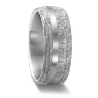 Partnerring Edelstahl, Carbon-592492