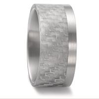 Partnerring Edelstahl, Carbon-592500