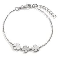 Armband Silber rhodiniert Kleeblatt 16-19 cm verstellbar-593537