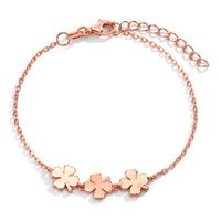 Armband Silber rosé vergoldet Kleeblatt 16-19 cm verstellbar-593538
