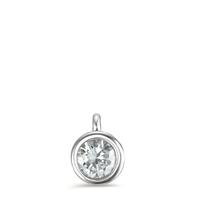 Charm-Anhänger Joy Edelstahl mit Crystal White Zirkonia, Ø7mm-593939