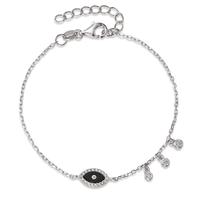 Armband Silber Zirkonia rhodiniert 16-18.5 cm verstellbar-594376